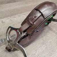 Padded Leather Noseband English Hackamore *xc, mnr dirt & scratches