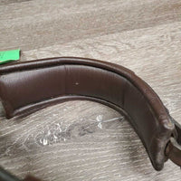 Padded Leather Noseband English Hackamore *xc, mnr dirt & scratches
