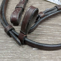 Narrow Cheek Pieces, Chin Strap *vgc, clean, mnr residue
