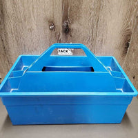 Hvy Plastic Grooming Tote *gc, dirt, stains, hair, older, scrapes, rubs