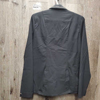 Technical Show Jacket, zip, snaps *gc, mnr cuff stain, lining & collar rubs & pills