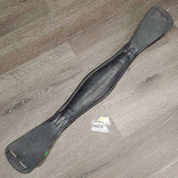 Padded Leather Short Girth, 2x els *gc, clean & dirty, hairy seams, rubs, scratches, film
