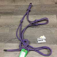 Nylon Rope Halter *vgc, mnr dirt, stained, frays, hair
