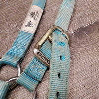 Nylon Halter *gc, clean, stains, faded, mnr frays/snags
