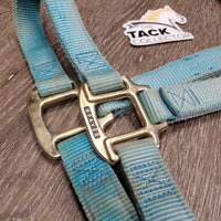 Nylon Halter *gc, clean, stains, faded, mnr frays/snags
