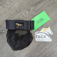 Mesh Hair Net, Ribbon Bow, Barrett *xc/like new
