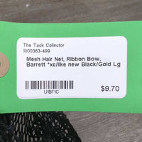 Mesh Hair Net, Ribbon Bow, Barrett *xc/like new
