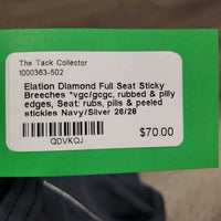 Full Seat Sticky Breeches *vgc/gcgc, rubbed & pilly edges, Seat: rubs, pills & peeled stickies
