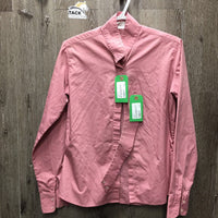 LS Show Shirt, 1 button Collar *vgc, vmnr. hair, older
