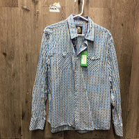 English Laundry LS Western Shirt, buttons *vgc

