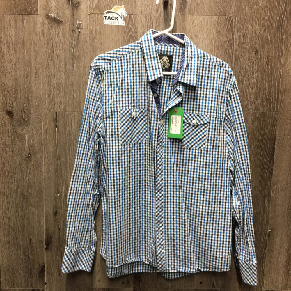 English Laundry LS Western Shirt, buttons *vgc