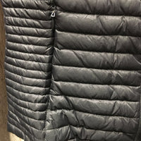 Quilt & Fleece Sweater - Jacket, Zipper *gc, rubs, v.pilly, puckers