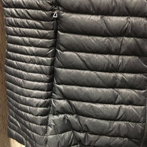 Quilt & Fleece Sweater - Jacket, Zipper *gc, rubs, v.pilly, puckers