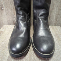Lined Dress Boots, zips, tags *New
