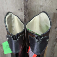 Lined Dress Boots, zips, tags *New
