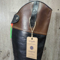 Lined Dress Boots, zips, tags *New
