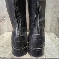 Lined Dress Boots, zips, tags *New
