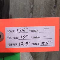 Lined Dress Boots, zips, tags *New
