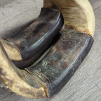 RawHide & Leather Western Stirrups *gc, dirty, rubs, stains, discolored, faded
