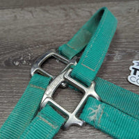 Thin Nylon Halter *fair, rubs, rusty, stains, faded, dirt
