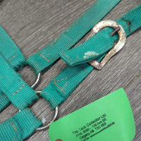Thin Nylon Halter *fair, rubs, rusty, stains, faded, dirt
