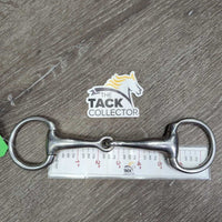 Thick Hvy Eggbutt Bit, Small Rings *gc, clean, stains, scuffs, scratches
