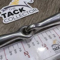 Thick Hvy Eggbutt Bit, Small Rings *gc, clean, stains, scuffs, scratches
