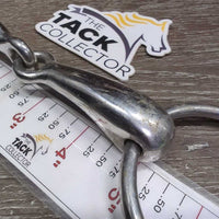 Thick Hollow Mouth Loose Ring Bit *gc, clean, residue, scratches, scuffs
