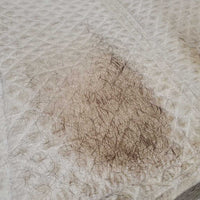 Shimmable Quilt Dressage Saddle Pad *gc/fair, 0 shims, stains, dirt, dingy, rubs, pilly, threads, mnr hair
