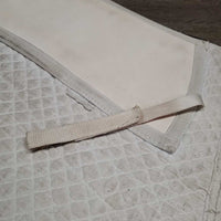 Shimmable Quilt Dressage Saddle Pad *gc/fair, 0 shims, stains, dirt, dingy, rubs, pilly, threads, mnr hair