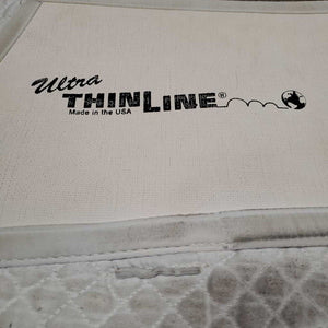 Shimmable Quilt Dressage Saddle Pad *gc/fair, 0 shims, stains, dirt, dingy, rubs, pilly, threads, mnr hair
