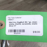 Med Hvy EggButt Bit *gc, clean, stains, chews, scratches, stains
