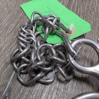 LS French Link Pelham, chain, flat center bar *vgc/gc, dirt, rubs, scuffs
