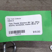 Tom Thumb Western Bit *gc, dirty, scuffs, scratches, stains
