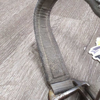 Padded Nylon Halter, adj, snap *fair, BROKEN Snap, v.faded, cracking, discolroed, rusty, stains
