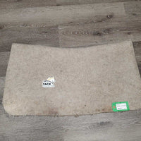 Felt Western Liner Pad *gc, pilling, stains, hair, mnr rust, rubs