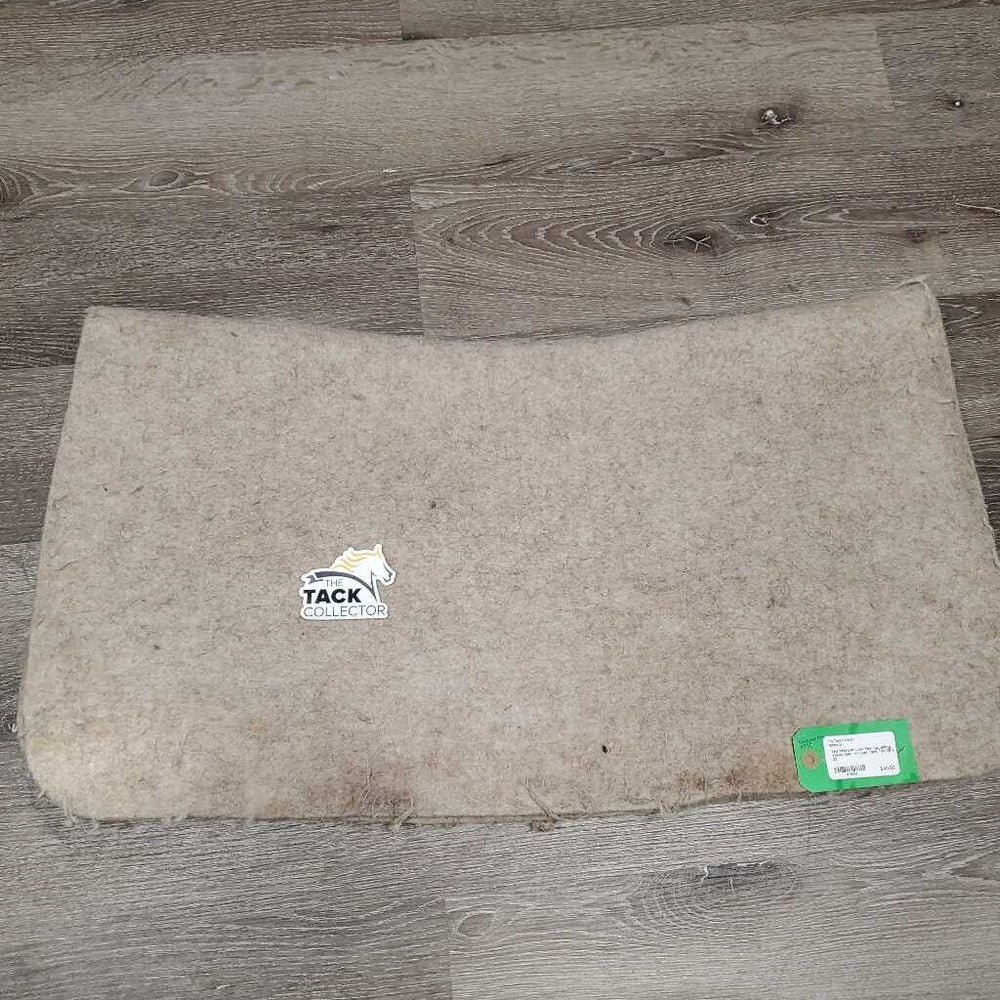 Felt Western Liner Pad *gc, pilling, stains, hair, mnr rust, rubs
