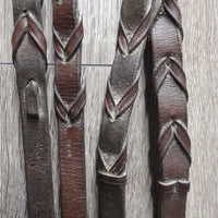 Rsd Padded Bridle, Braided Reins, Buckles *gc, dirty, rubs, residue, scrapes, stains, mnr mismatched
