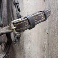Rsd Padded Bridle, Braided Reins, Buckles *gc, dirty, rubs, residue, scrapes, stains, mnr mismatched
