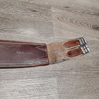Lg Belly Girth, 2x els, Caribiner *gc/fair, older, weak snap hinge, scrapes, stains, rubs, mnr dirt, UNSTITCHED, stretched els
