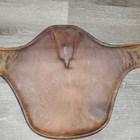 Lg Belly Girth, 2x els, Caribiner *gc/fair, older, weak snap hinge, scrapes, stains, rubs, mnr dirt, UNSTITCHED, stretched els