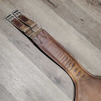 Lg Belly Girth, 2x els, Caribiner *gc/fair, older, weak snap hinge, scrapes, stains, rubs, mnr dirt, UNSTITCHED, stretched els
