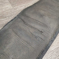 Nylon Web Cinch, Neoprene Velcro Liner, 2x D Rings *gc, older, clean, residue, stains, curled edges, faded
