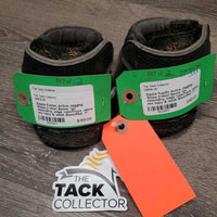 2 Hoof Boots *gc, clean/dirty, edge: rubs/frays, velcro: mnr hairy & weak
