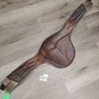 Large Belly Girth, 2x els, Caribiner *gc/fair, v.torn els, scrapes, scuffs, creases, cracked edges, rubs, stains, o lder
