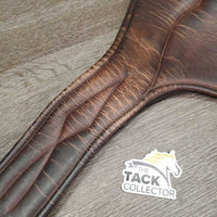 Large Belly Girth, 2x els, Caribiner *gc/fair, v.torn els, scrapes, scuffs, creases, cracked edges, rubs, stains, o lder
