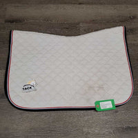 Quilt Jumper Saddle Pad *gc, mnr hair, dirt, stains, rubs, pills, dingy, puckers
