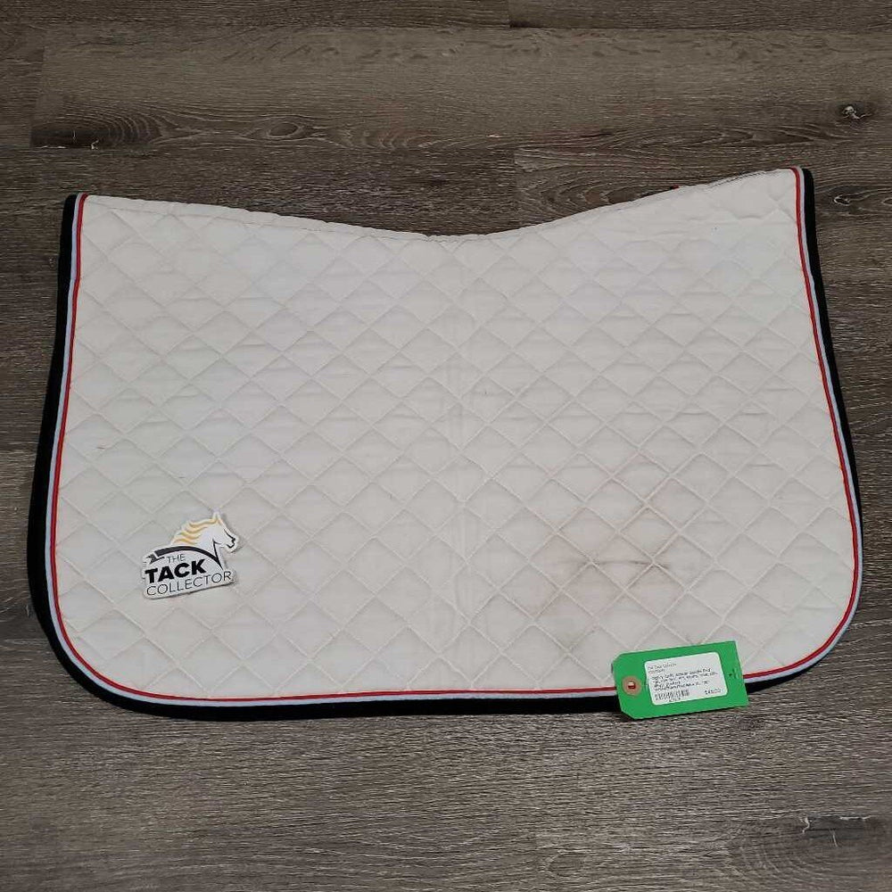 Quilt Jumper Saddle Pad *gc, mnr hair, dirt, stains, rubs, pills, dingy, puckers