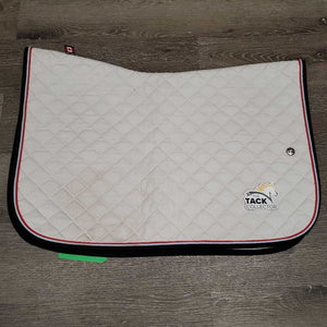 Quilt Jumper Saddle Pad *gc, mnr hair, dirt, stains, rubs, pills, dingy, puckers