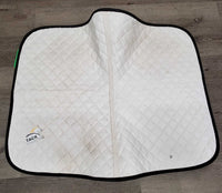 Quilt Jumper Saddle Pad *gc, mnr hair, dirt, stains, rubs, pills, dingy, puckers
